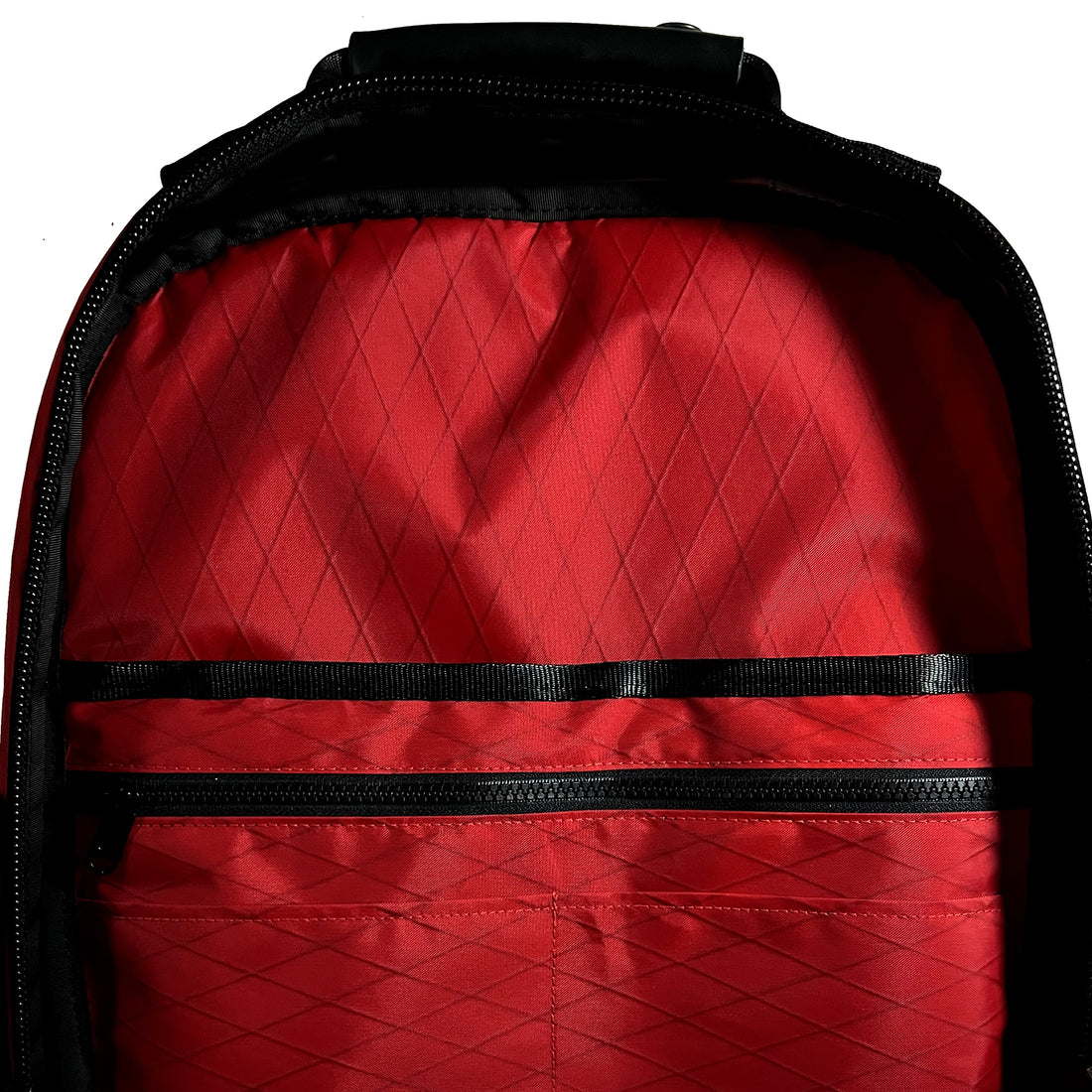 Bucktown Backpack / Black TexWax™ Canvas x Horween Cavalier Whiskey Leather x 'Redrum' X-Pac™ Bundle / Last 1