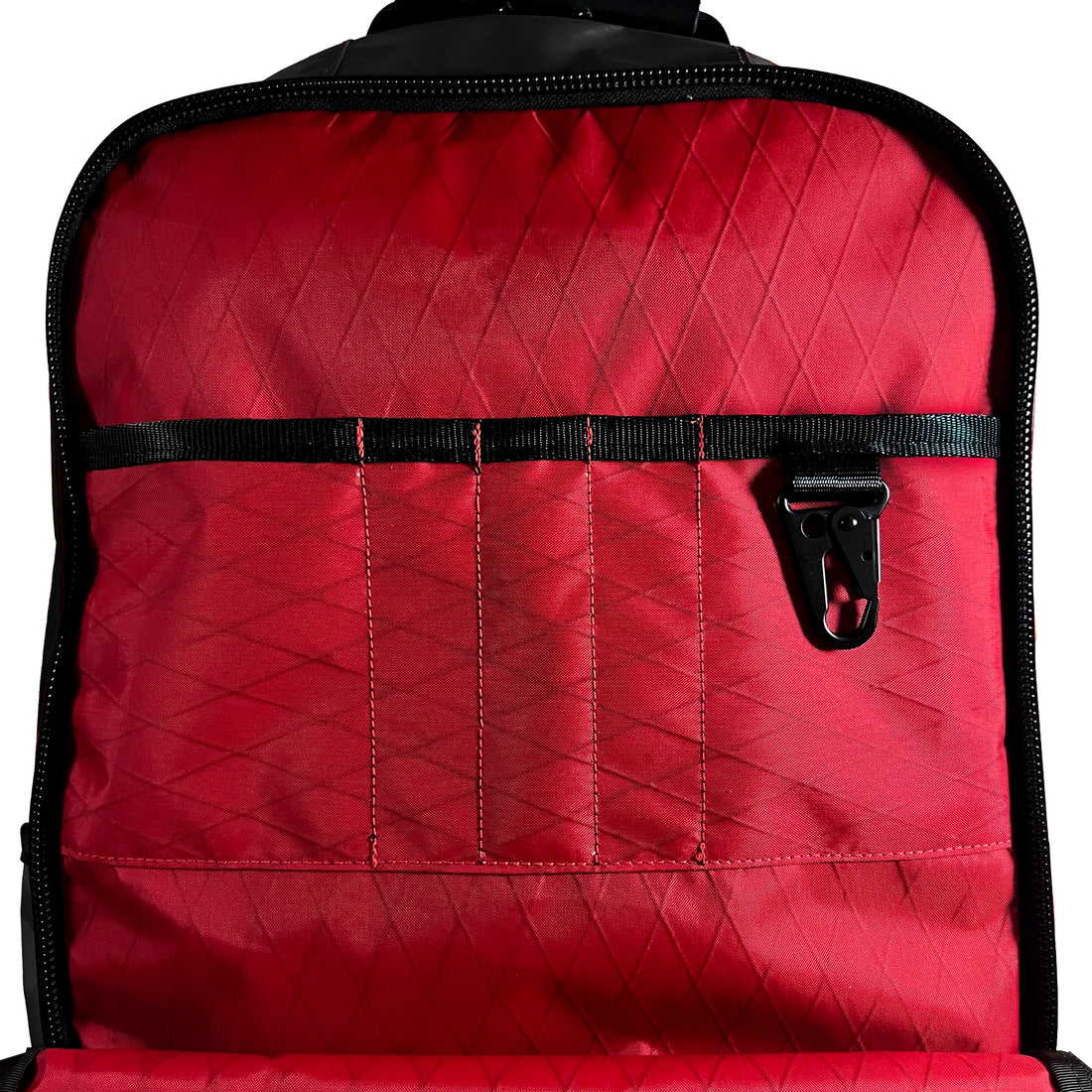 Bucktown Backpack / Black TexWax™ Canvas x Horween Cavalier Whiskey Leather x 'Redrum' X-Pac™ Bundle / Last 1