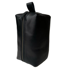 Dopp Kit / Horween Essex Rookery Leather x Buffalo Plaid Wax Canvas