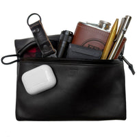 Project Horween Essex Rookery Leather x TexWax™ Buffalo Plaid Wax Canvas 3 Pouch Bundle / Ships in 1 Week