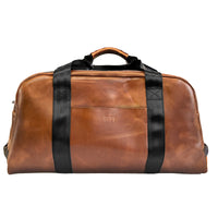 Bundle: R&R Weekender Horween Whiskey Cavalier Leather x TexWax™ Buffalo Plaid Wax Canvas / 1 Left