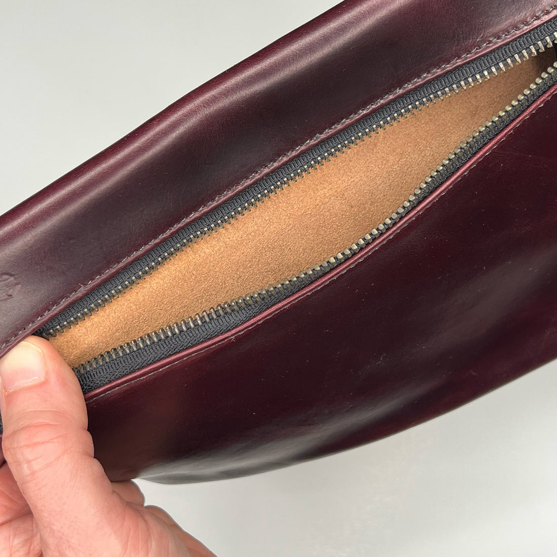 FF - Scratch Upper Left / Large Gear Pouch Horween Oxblood Chromexel® Leather / 1 of 1