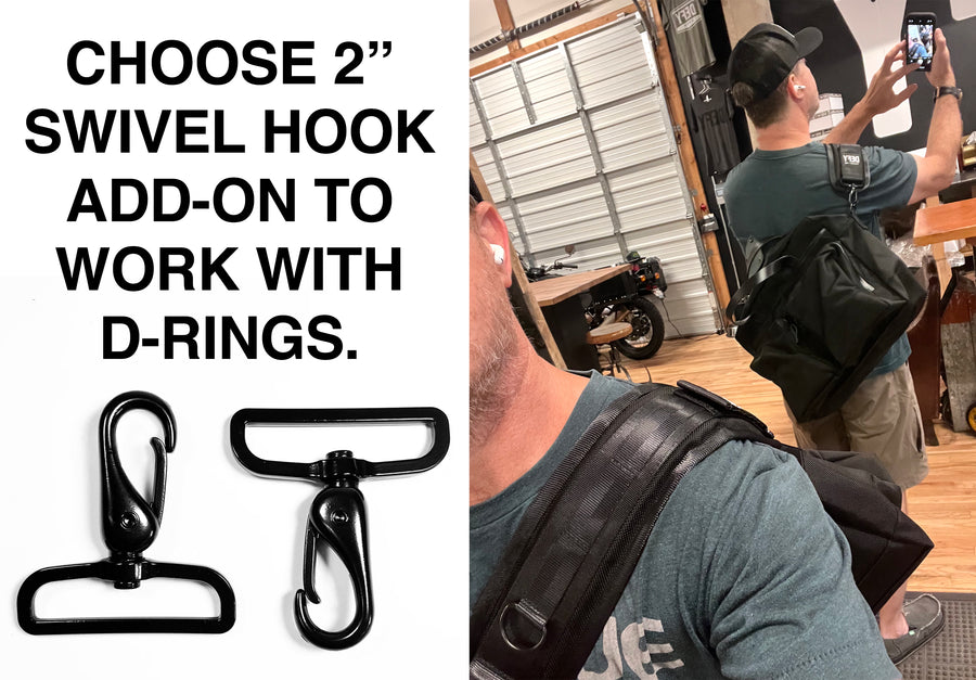 2" Swivel Hooks / For use on The Ultimate Strap