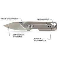 DEFY x OTR Titanium Steel Mini Pocket Knife