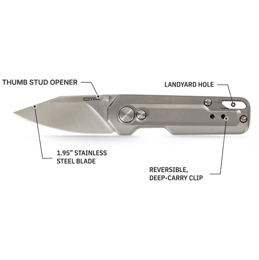 DEFY x OTR Titanium Steel Mini Pocket Knife