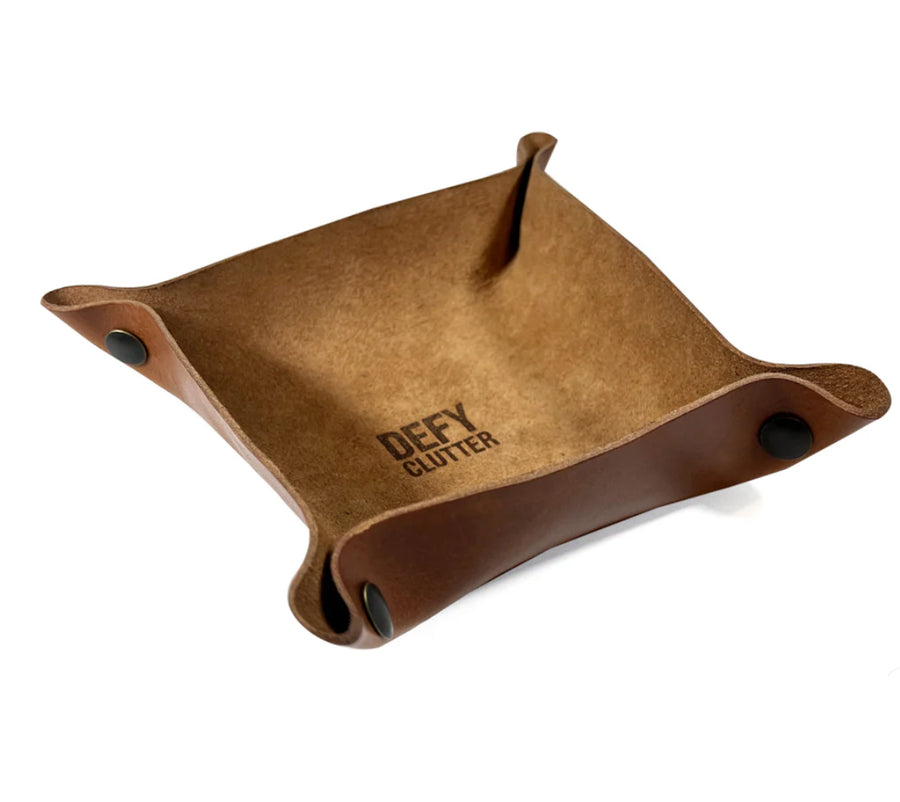 DEFY CLUTTER Valet Tray / Horween Leather