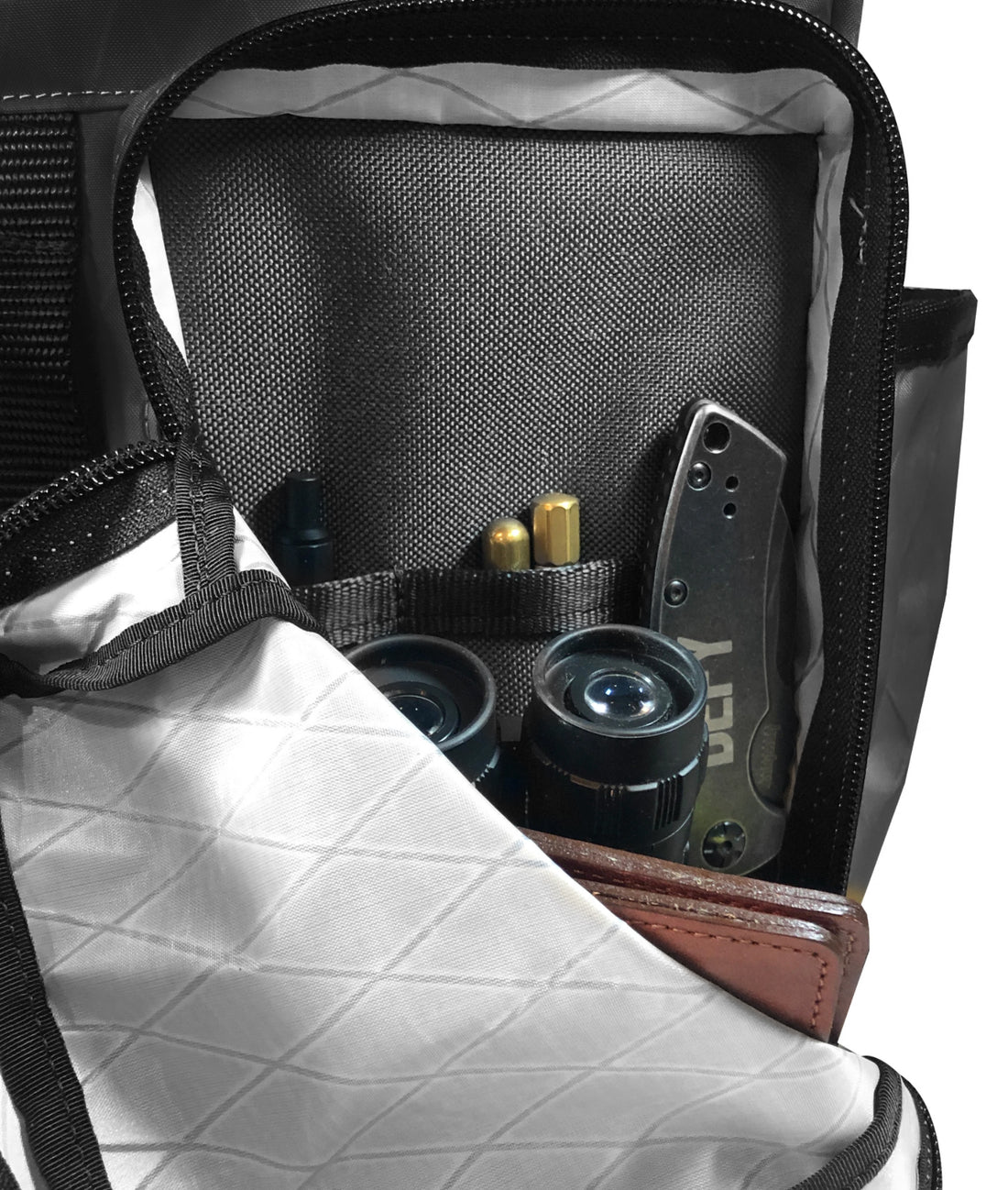 VerBockel 'Day Pack' Roll Top Backpack 2.0 | Black X-Pac