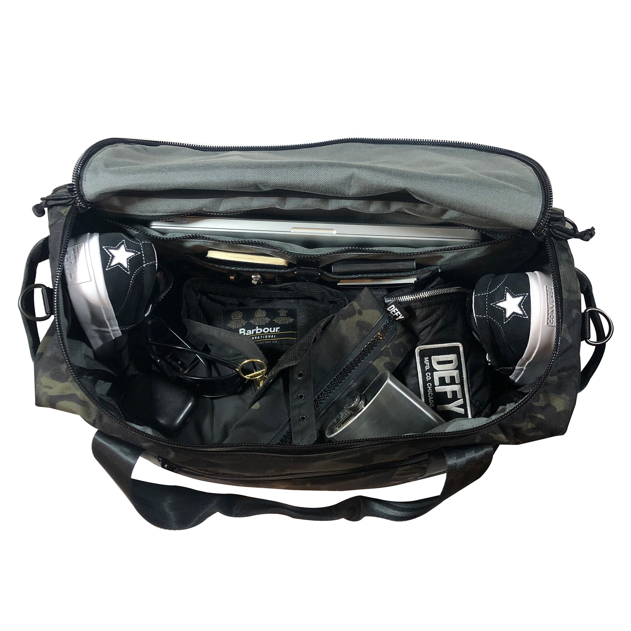 The Rover Backpack Duffel | Rogue Camo MultiCam Black™ CORDURA® – DEFY