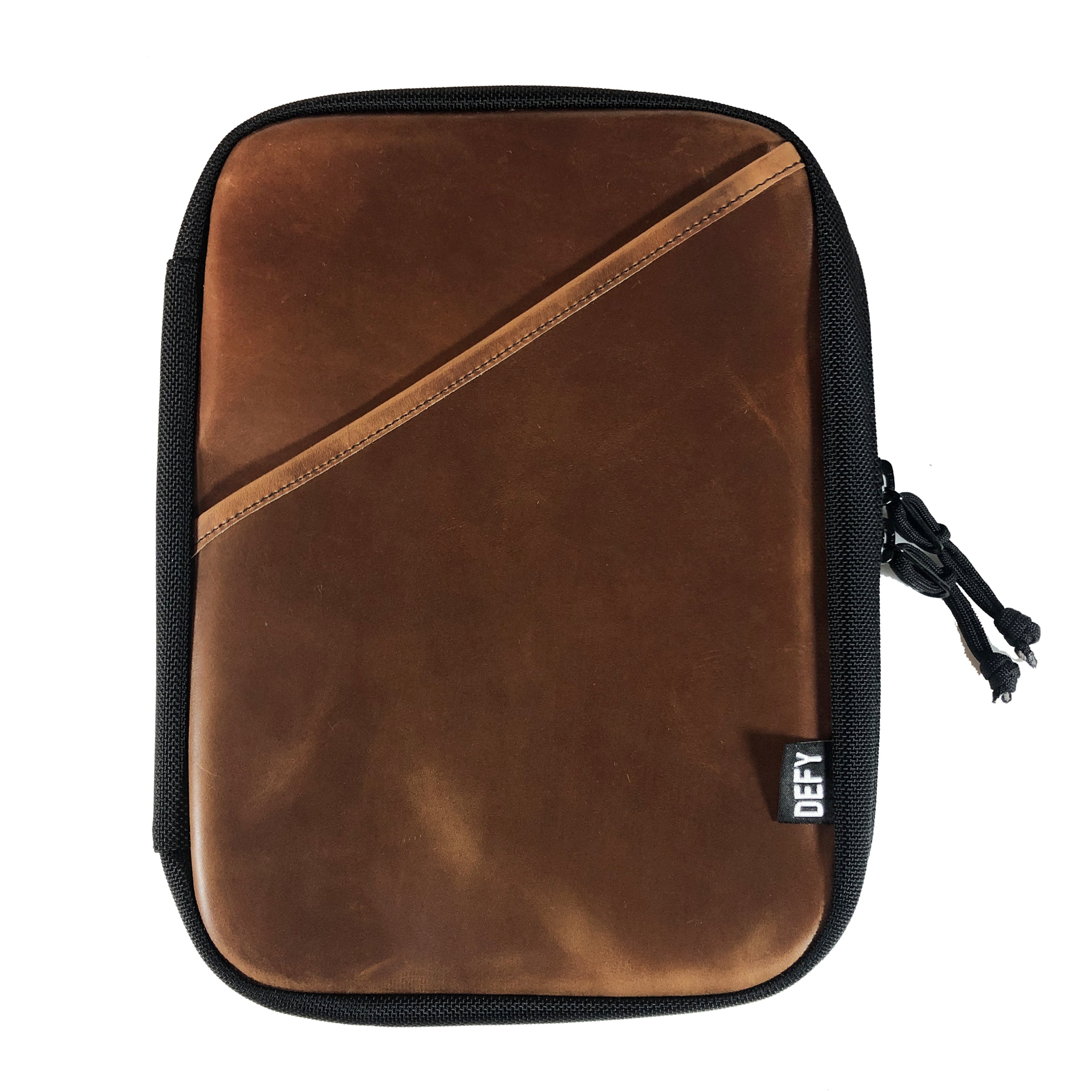 The Void Pouch Horween Tan Cavalier Whiskey Leather + Ballistic