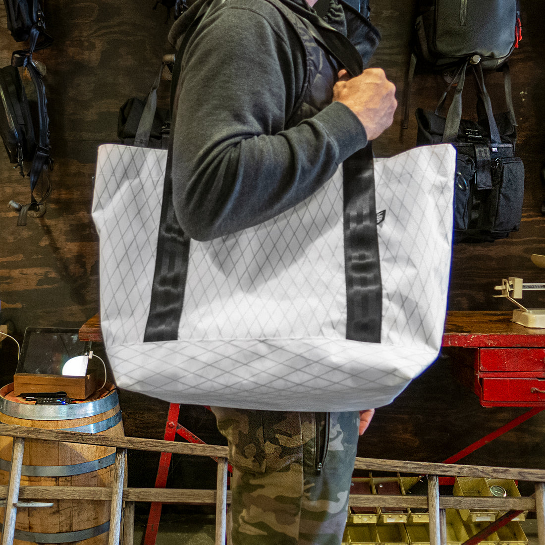 Stormtrooper Cargo Hold Tote Edition | White X-Pac™ – DEFY