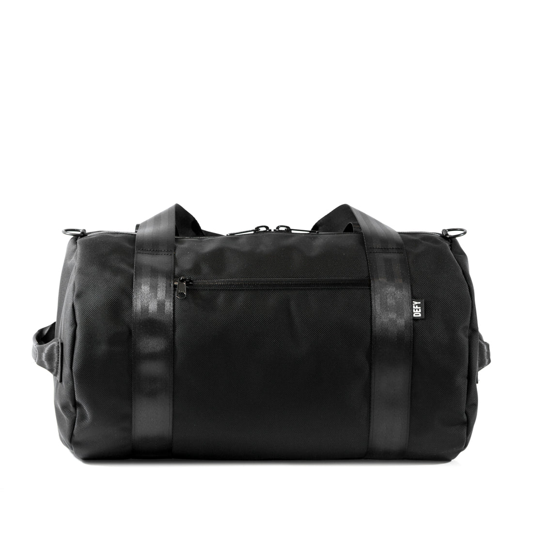 The Ultimate Overnighter Duffel Bag | Black Ballistic Nylon – DEFY