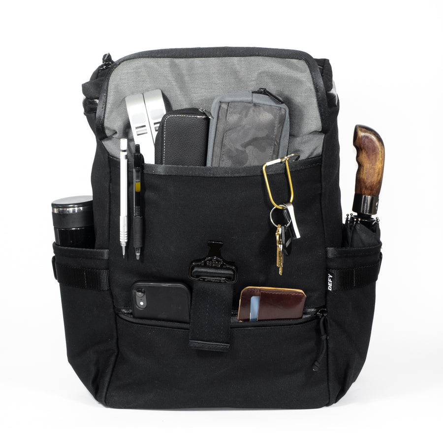 Menace Backpack 2.0 | Black TexWax™ Canvas