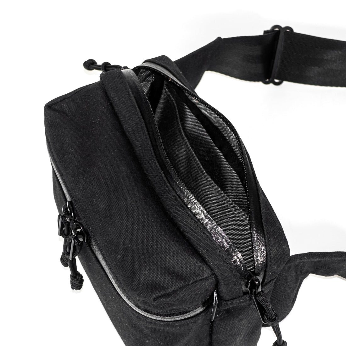 The Parker Fanny Pack 2.0  Black Ballistic Nylon – DEFY