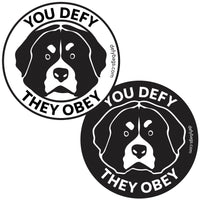 YOU DEFY, THEY OBEY | 2 Otis Sticker Pack