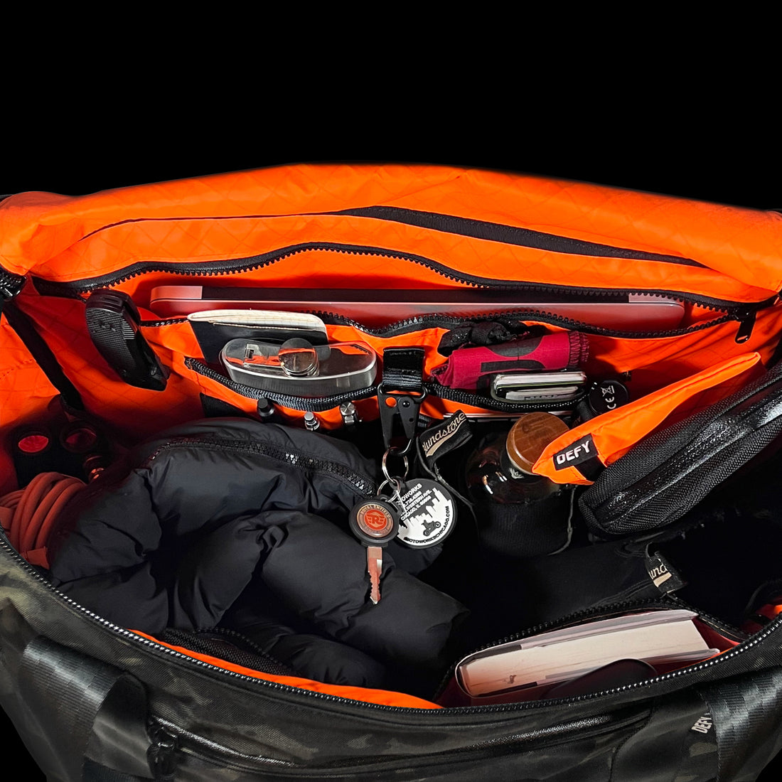 The Rover Backpack Duffel  Rogue Camo MultiCam Black™ CORDURA® – DEFY