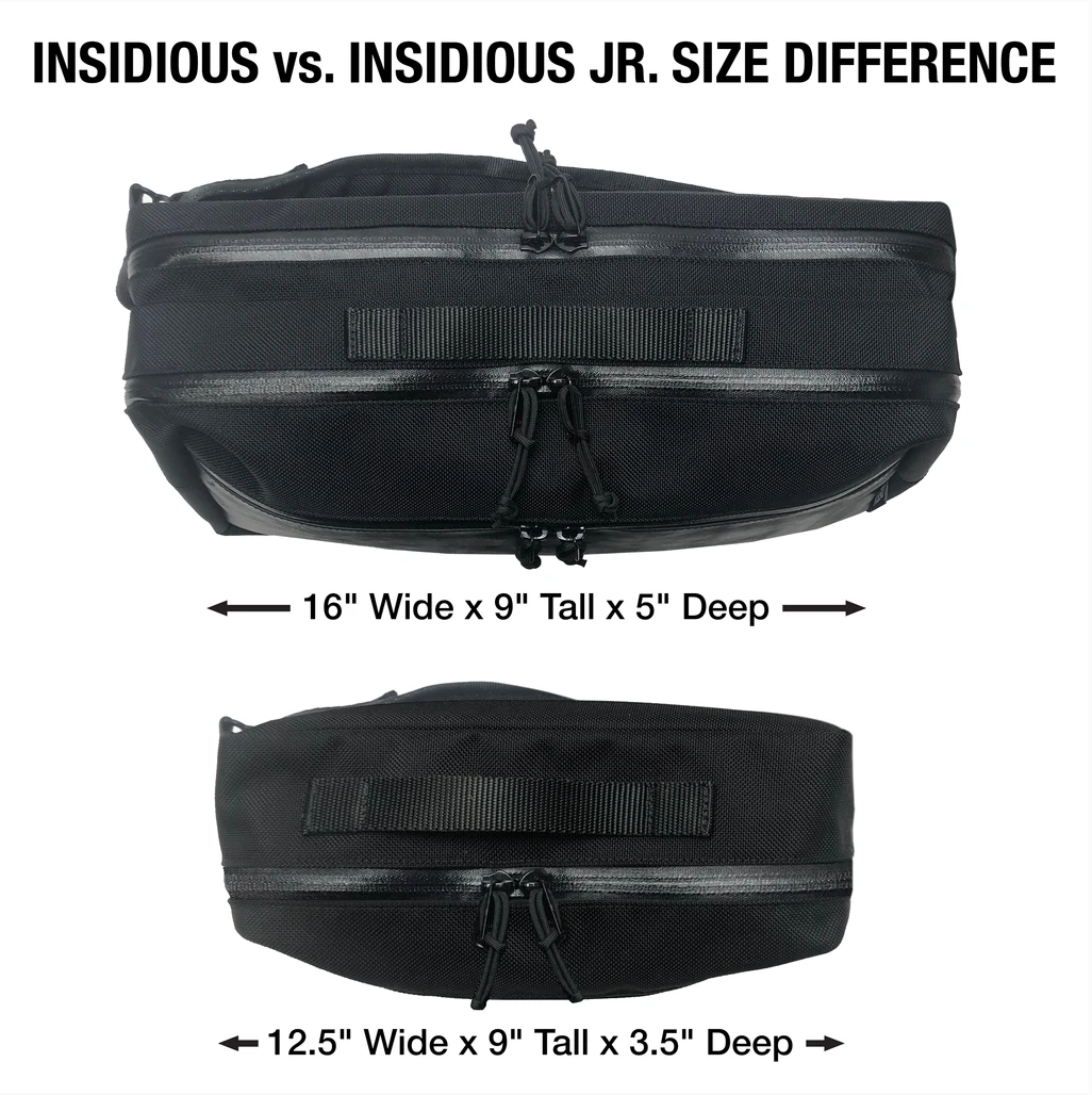 Insidious Jr. Sling / Horween Cavalier Whiskey Leather + Ballistic Nylon Edition