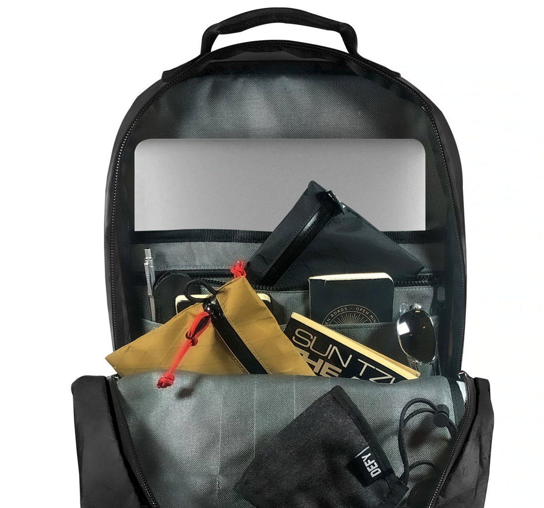Bucktown Backpack | Black TexWax™ Canvas – DEFY