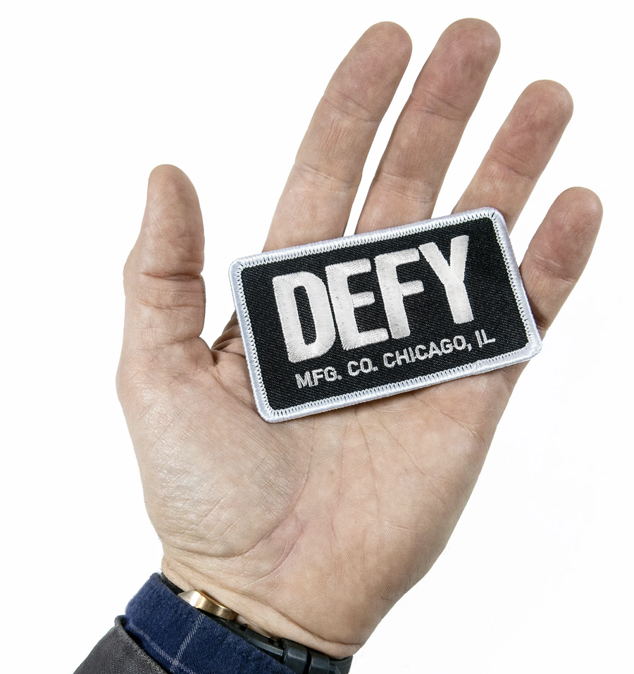DEFY MFG. Co. Velcro Backed Patch
