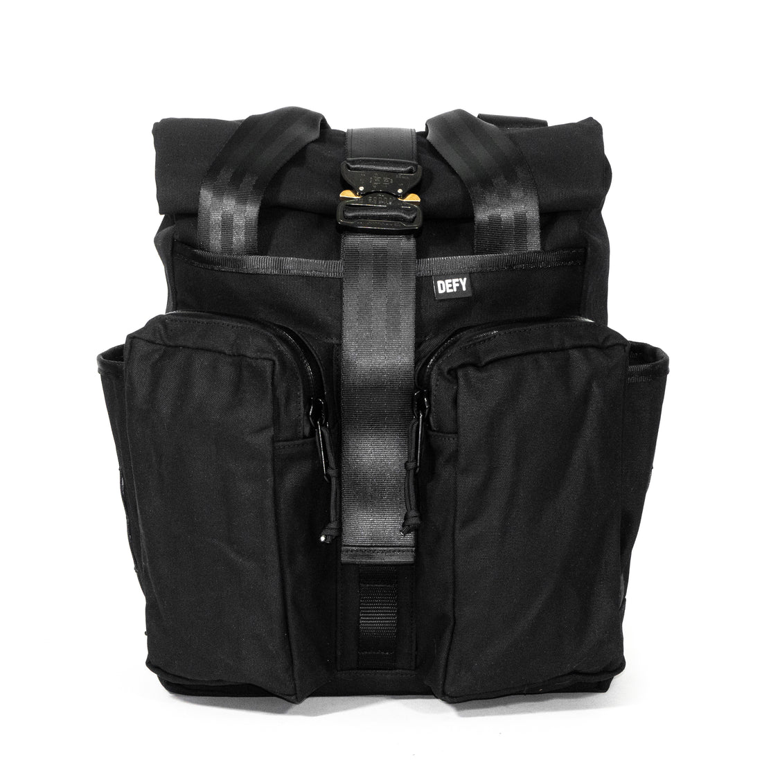 VerBockel 'Day Pack' Roll Top Backpack 2.0 | Black TexWax™ Canvas