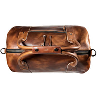 The Ultimate Overnighter Horween Cavalier Whiskey Leather