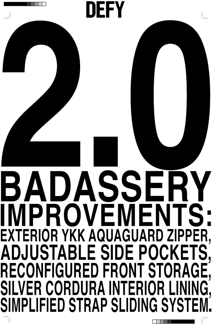 Recon Mashup 2.0 / Black X-Pac™ x ECOPAK™ EPX Blaze Orange / Ships in 4-6 Weeks