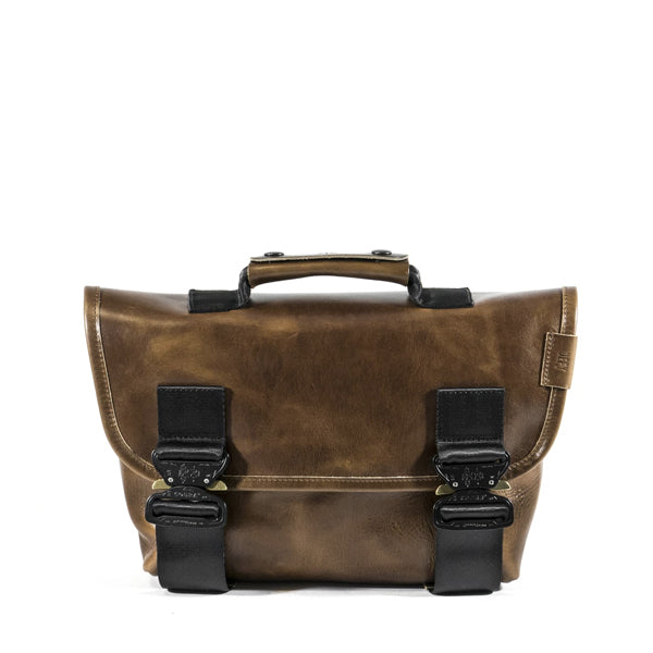 Recon Mini Messenger Bag | Horween Brown Cavalier Whiskey Leather