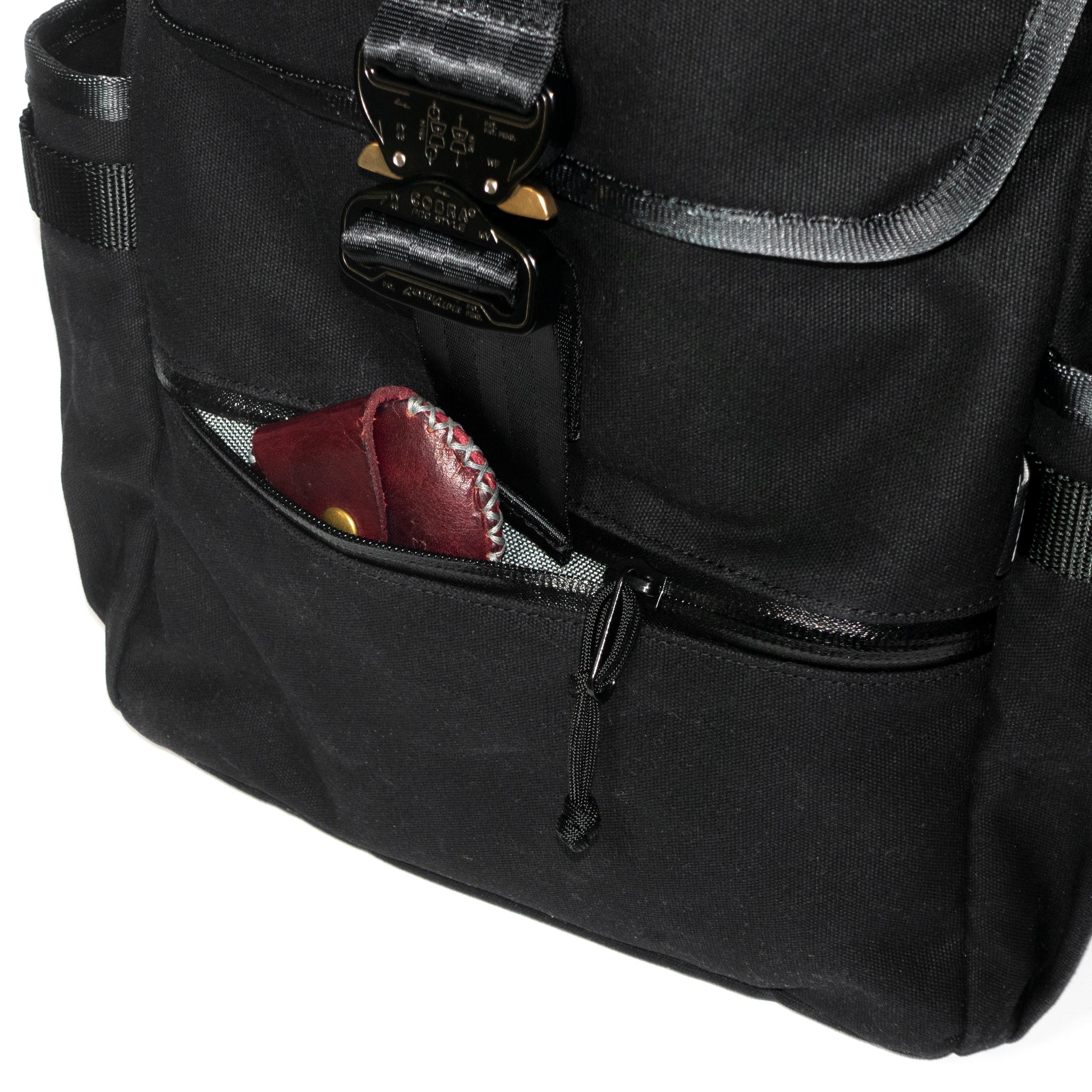 Menace Backpack 2.0 | Black TexWax™ Waxed Canvas – DEFY